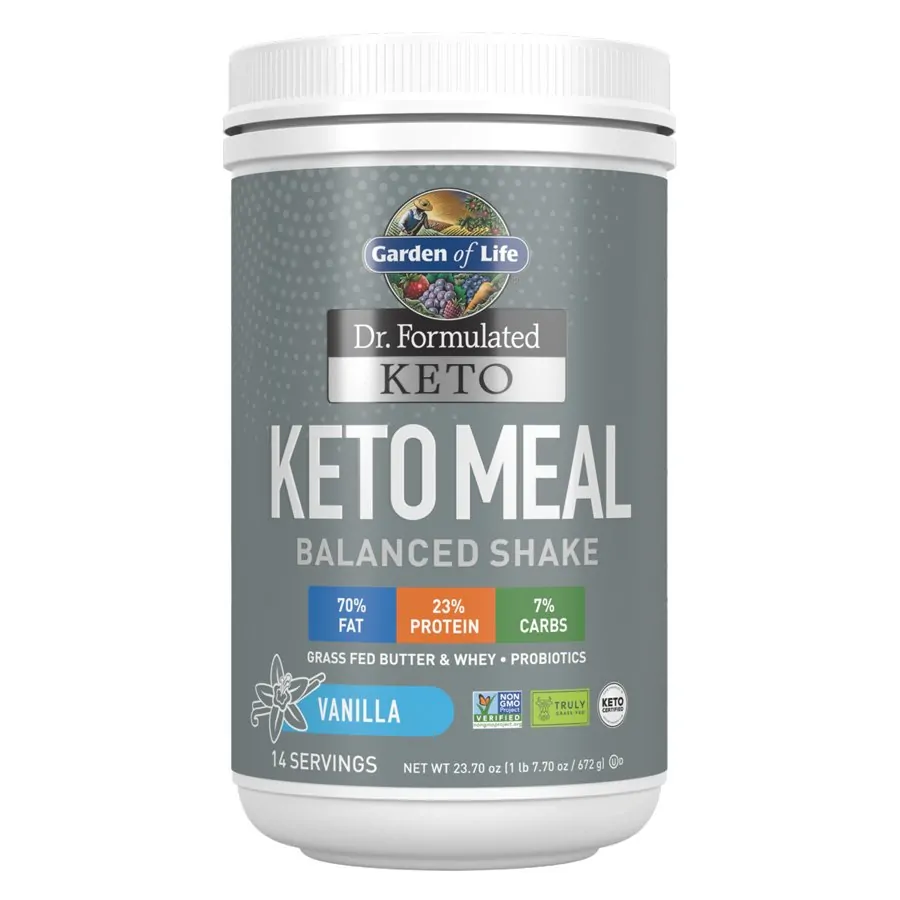 Dr. Formulated Keto Meal Balanced Shake - vanilka, 672 g